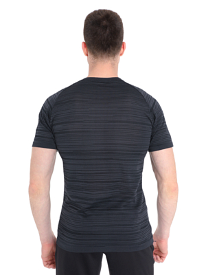Футболка беговая Accapi Ecocycle Men'S Short Sleeve Shirt Scrapes Black/Anthracite