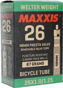Велокамера Maxxis 2020 Welter Weight 26x1.0/1.25 FVSEP48 Вело ниппель 48