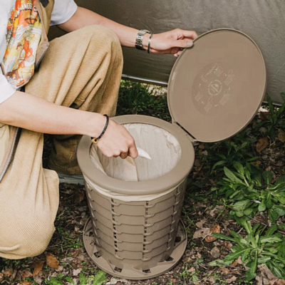 Складной туалет Naturehike Outdoor Folding Portable Toilet Khaki