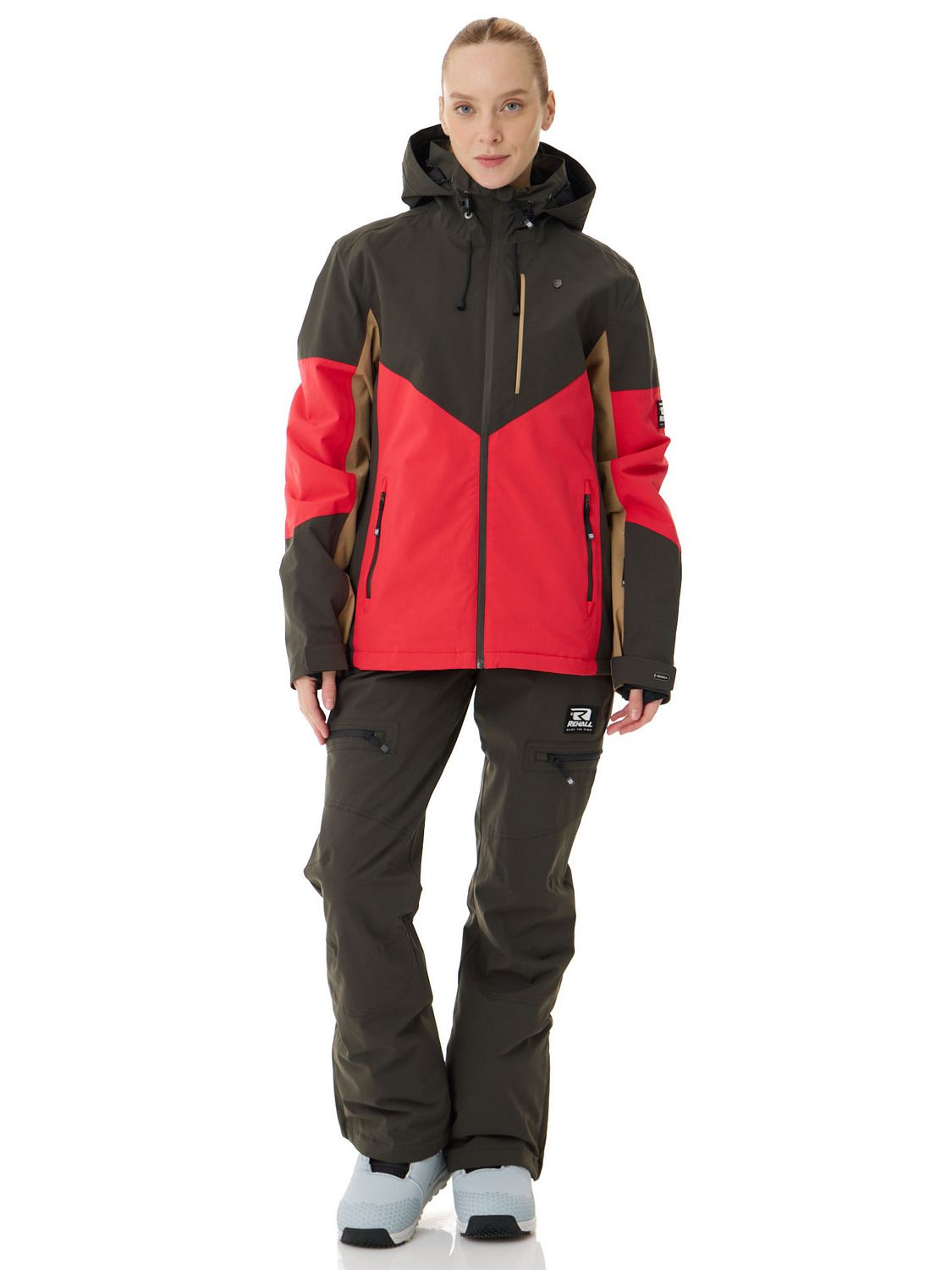 Куртка сноубордическая Rehall Lou-R Hibiscus Red