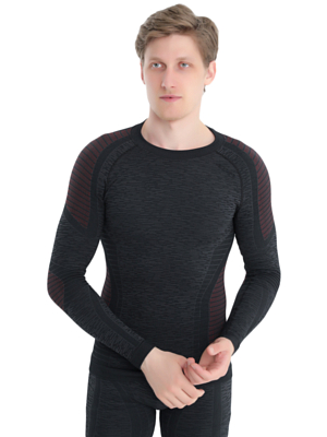 Футболка с длинным рукавом Accapi Ergocycle Long Sleeve Shirt Black/Anthracite