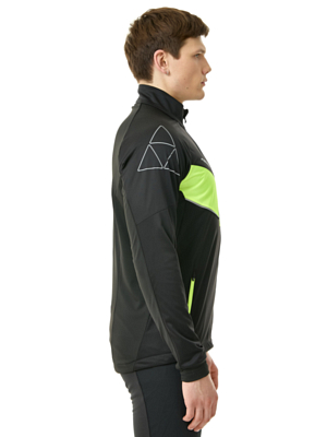 Куртка беговая FISCHER Basic Black/Lime