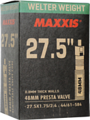 Велокамера Maxxis 2022 Welter Weight 27.5X1.75/2.4 LFVSEP48 Вело ниппель 0.8mm
