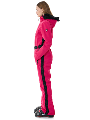 Комбинезон горнолыжный EA7 Emporio Armani Ski Kitzbuhel Softshell Jumpsuit Pink Peacock