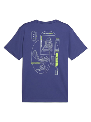 Футболка беговая Puma Graphics Nitro Blue Crystal