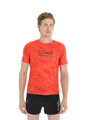Футболка беговая Kailas Windbreak Functional Training Red Orange/Line