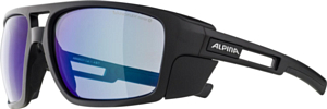 Очки солнцезащитные ALPINA Skywalsh V Black Matt/Varioflex blue mirror Cat. 1-4 fogstop hydrophobic