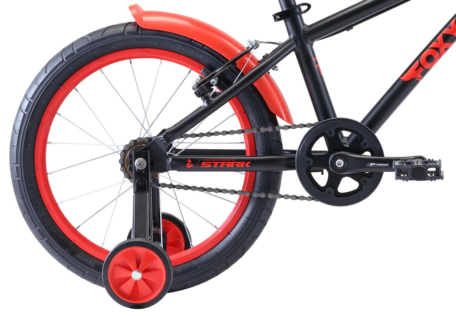 Велосипед Stark Foxy 18 2020 черный/красный