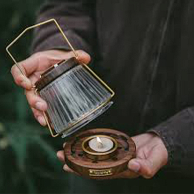 Фонарь кемпинговый Naturehike Candle Lamp Walnut