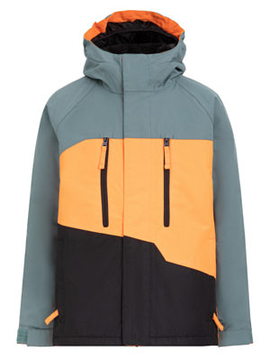 Куртка сноубордическая детская 686 Geo Insulated Cypress Green/Colorblock