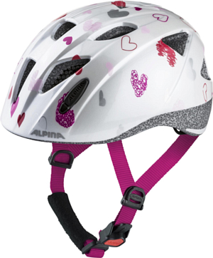 Велошлем ALPINA Ximo White Hearts Gloss