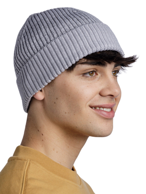 Шапка Buff Merino Active Solid Light Grey