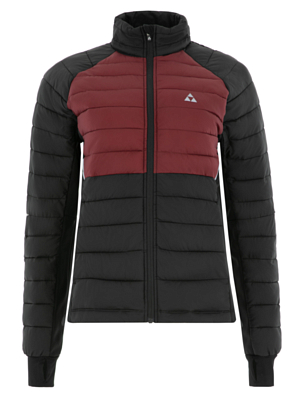 Куртка беговая FISCHER Idre Black/Burgundy