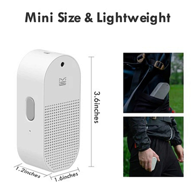 Насос портативный Flextail для мячей Atmos White