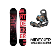 Комплект NDK2 Сноуборд+Крепления NIDECKER Play 2015-16 (мужской)