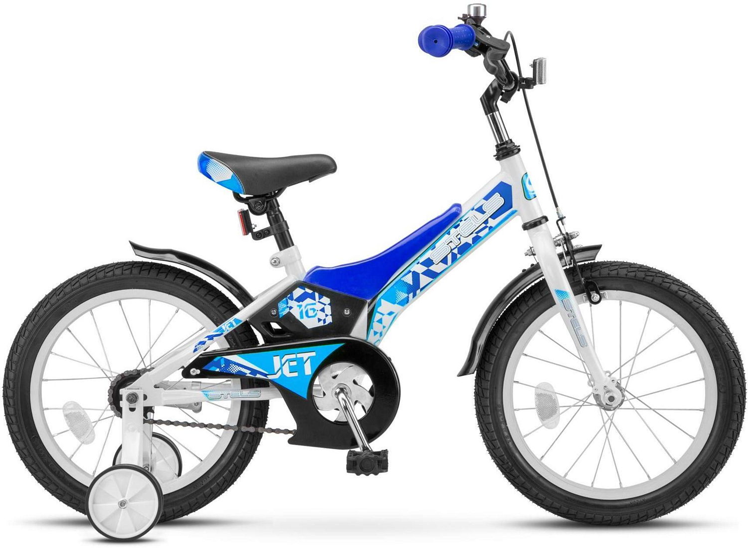 Велосипед Stels Jet 16 Z010 2019 Белый/Синий