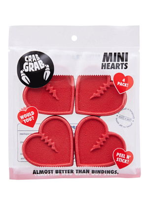 Наклейка на сноуборд CRABGRAB Mini Hearts Red