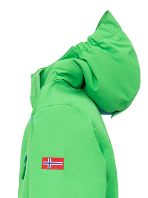 Комбинезон горнолыжный детский Trollkids Isfjord Bright Green/Med Blue