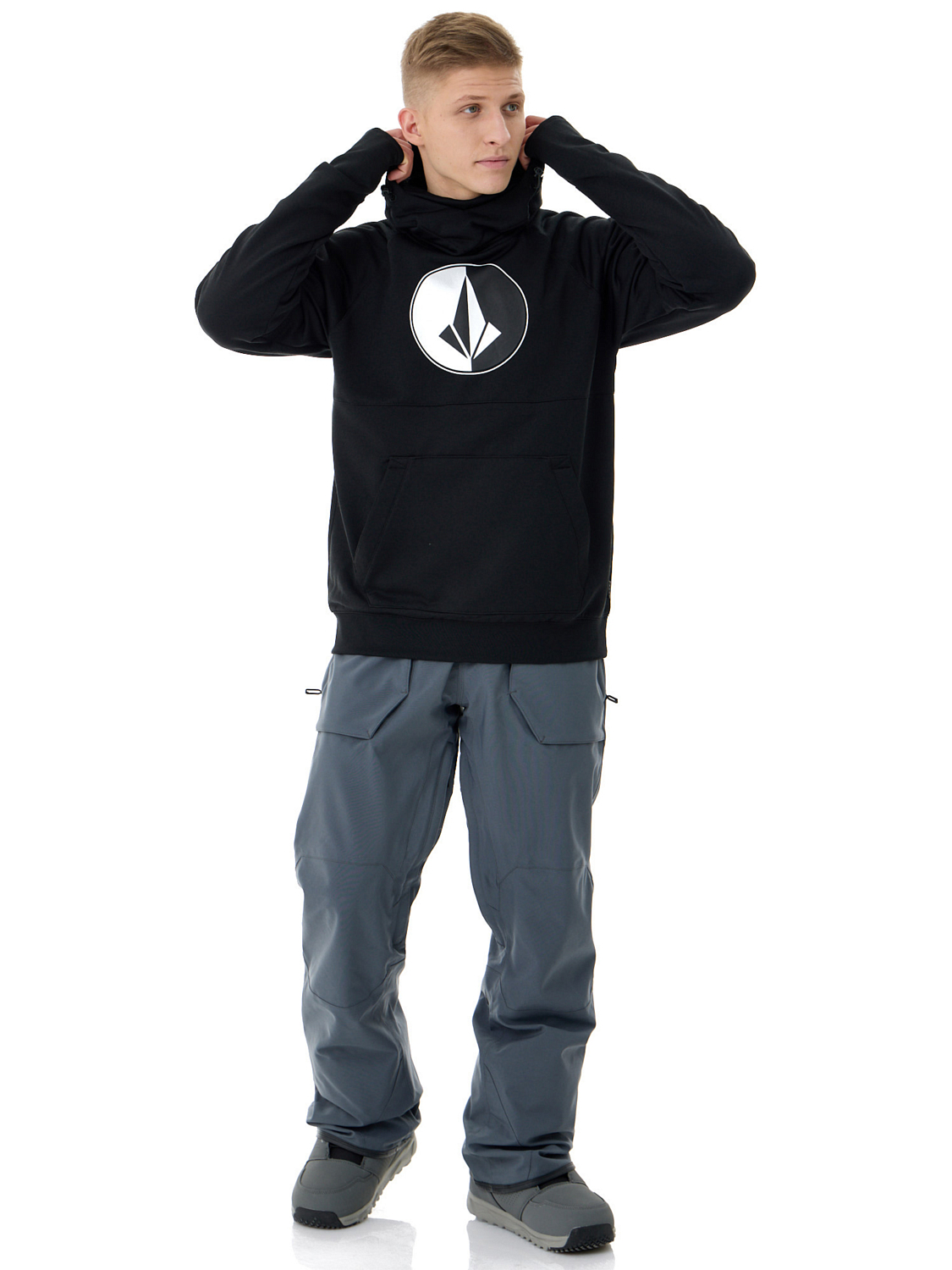 Толстовка сноубордическая Volcom Hydro Riding Hoodie Black