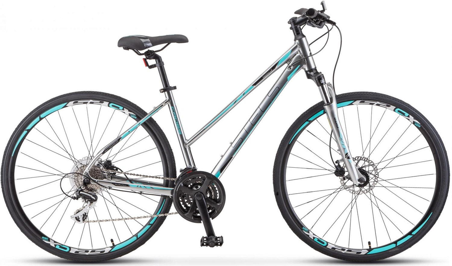 Велосипед Stels Cross-150 D Lady 28 V010 2022 хром