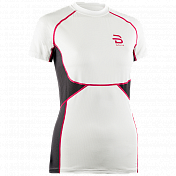 Футболка беговая Bjorn Daehlie 2018 Short Sleeve Tech WMN Snow White