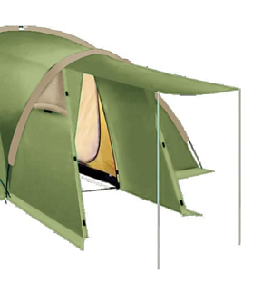 Палатка BTrace Prime 4 зеленый /бежевый