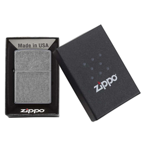 Зажигалка Zippo Plate Серебристый