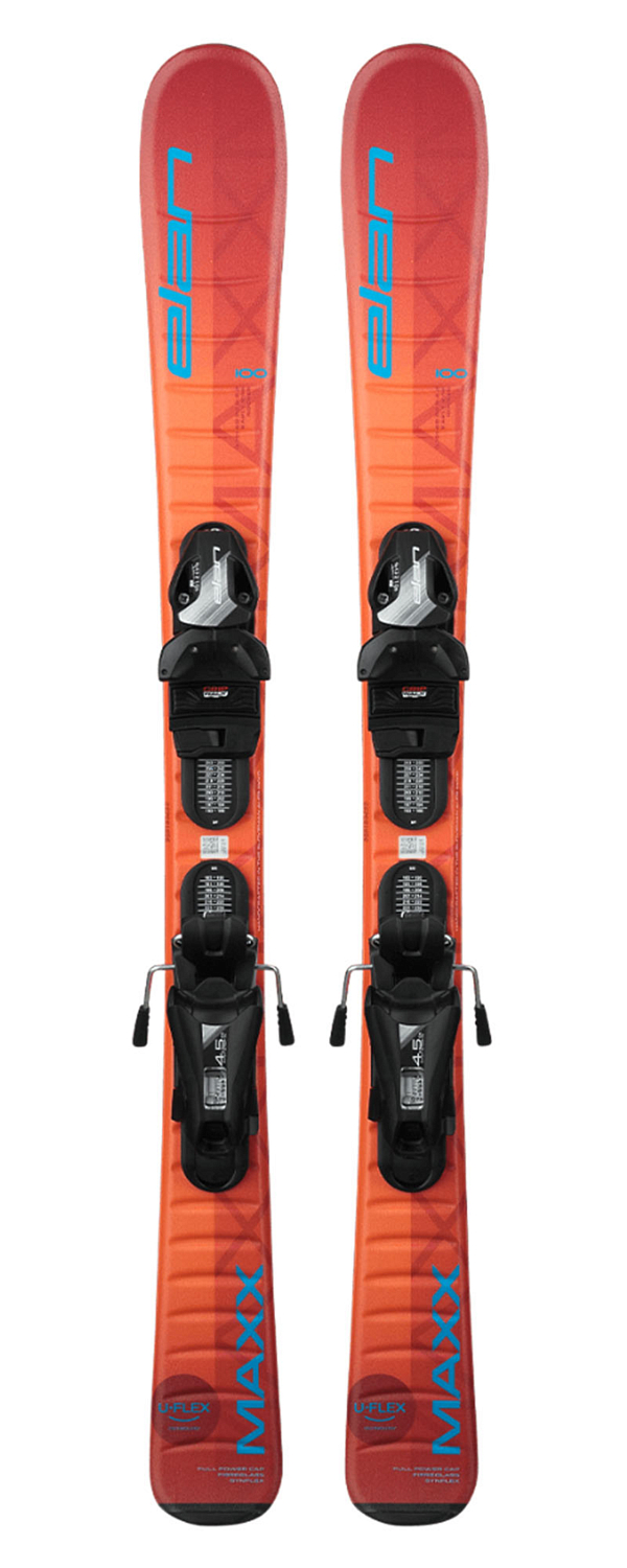 Горные лыжи с креплениями ELAN Maxx Orange Jrs 70-90 + El 4.5 Shift