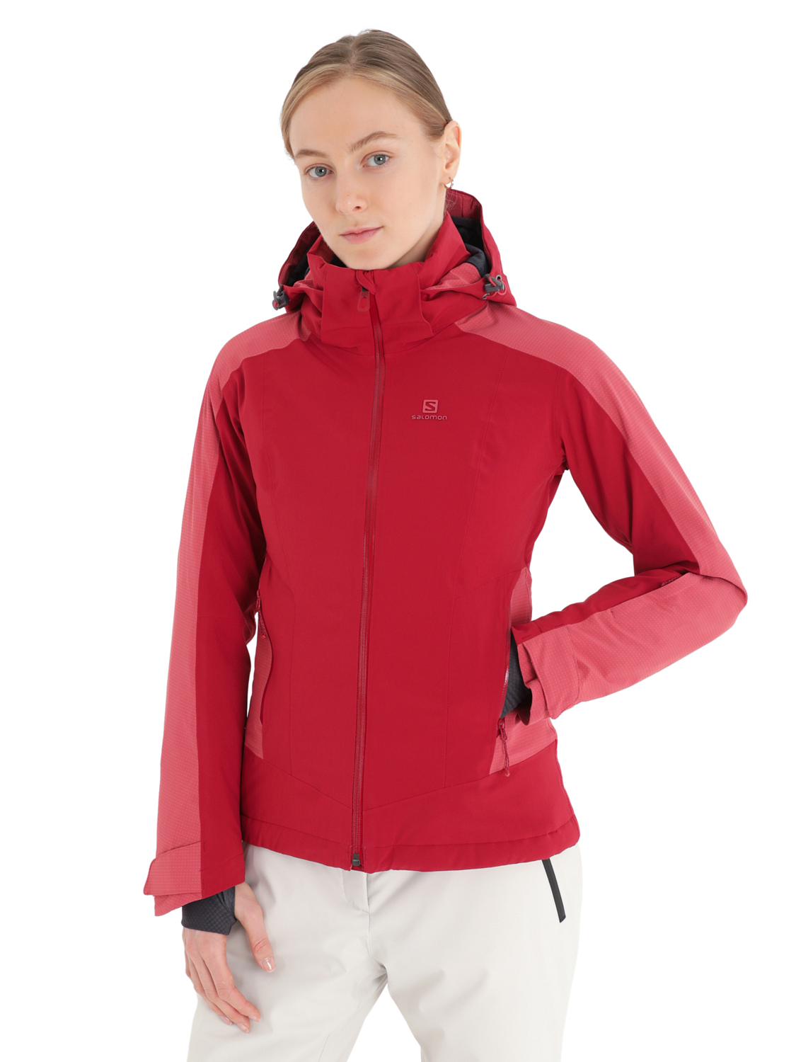 Куртка горнолыжная SALOMON Brilliant Jkt W Rio Red/Garnet Ro