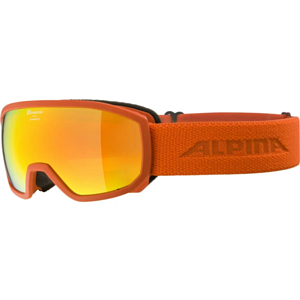 Очки горнолыжные ALPINA Scarabeo Jr. Q-Lite Pumpkin Matt/Q-Lite Red Sph. S2