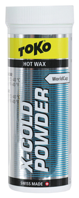 Низкофтористый парафин скольжения твердый TOKO X-Cold Powder (-15/-30С, 50 гр.)