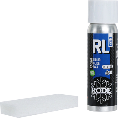 Бесфтористый парафин скольжения жидкий RODE Racing Liquid Cold -6C°... -15C° 80 ml