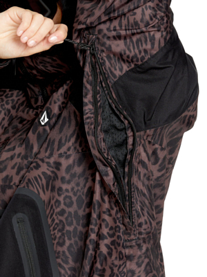 Куртка сноубордическая Volcom Revna 20K Shell Leopard