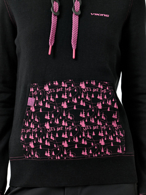 Толстовка VIKING Laxa Bamboo Lady Black