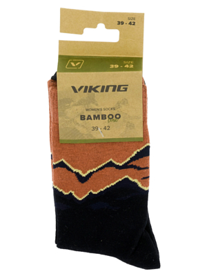 Носки VIKING Boosocks Mid Bamboo Black/Orange