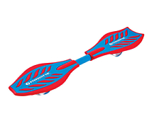 Рипстик (роллерсёрф) Razor RipStik Berry Brights Красно-синий
