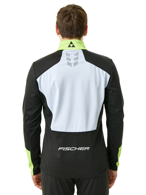 Куртка беговая FISCHER Softshell Warm Black/Grey