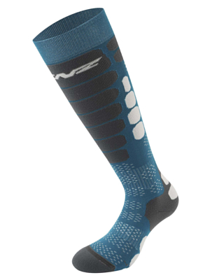 Носки LENZ Skiing 5.0 Petrol/Grey