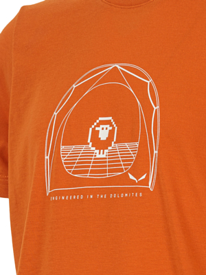 Футболка Salewa Graphic Dry Burnt Orange