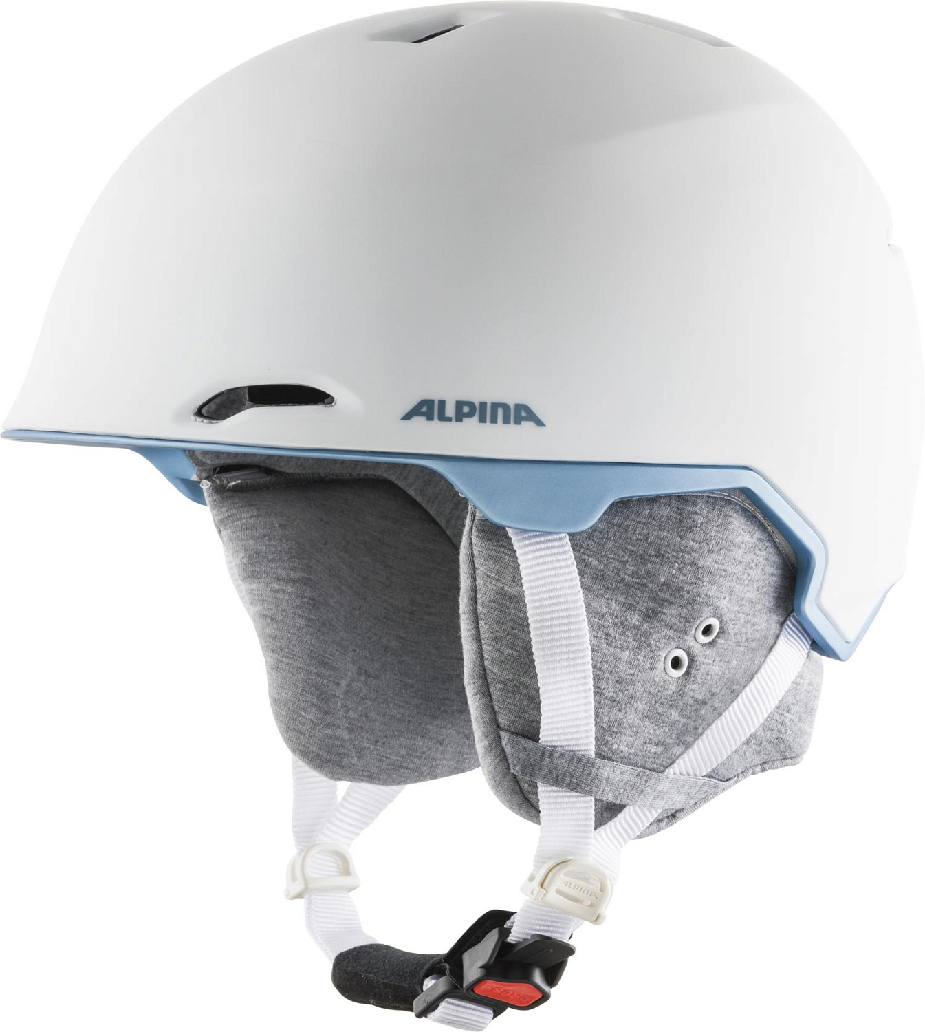 Зимний Шлем Alpina 2022-23 Maroi White-Skyblue Matt