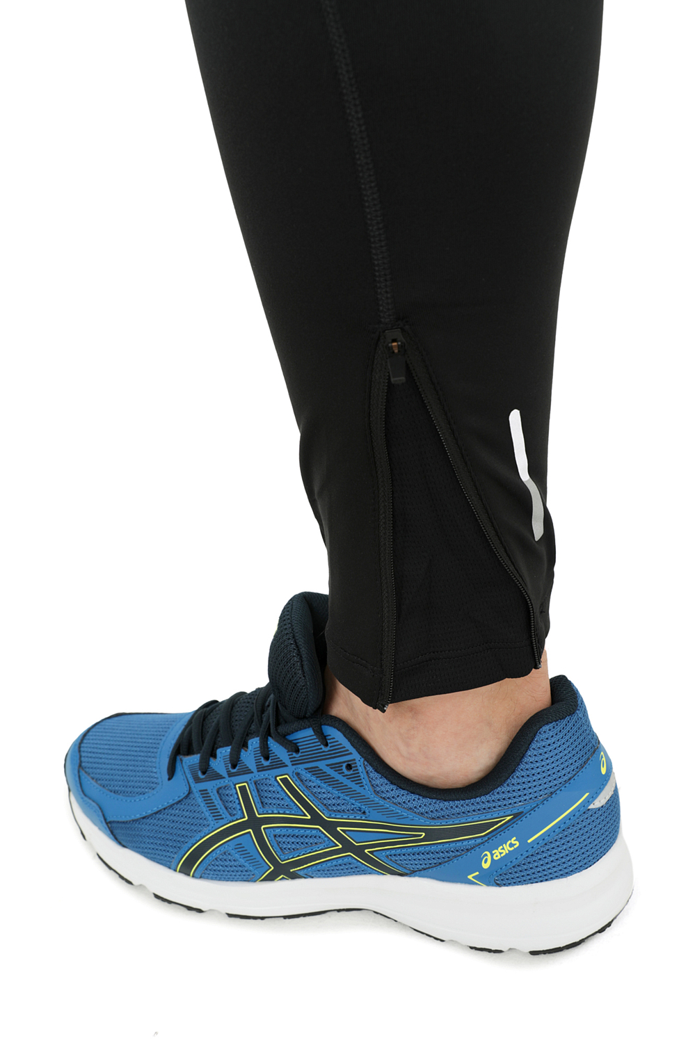 Тайтсы беговые трик муж Asics Lite-Show Winter Tight Performance Black