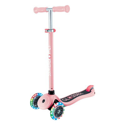 Самокат детский Globber Primo Lights V2 Пастельно-Розовый