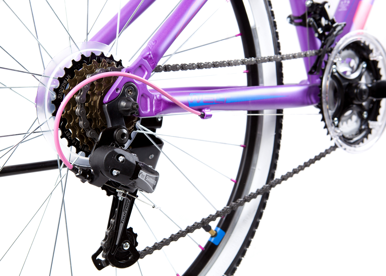 Велосипед Welt Edelweiss 26 Teen 2019 Matt Violet/Blue/Pink