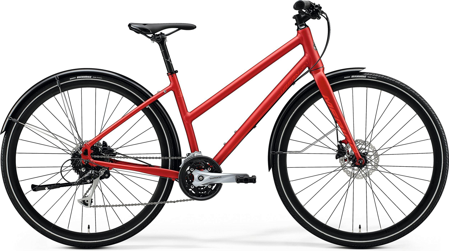 Велосипед MERIDA Crossway Urban 100 Lady 2020 Matt X'Mas Red/Light Red