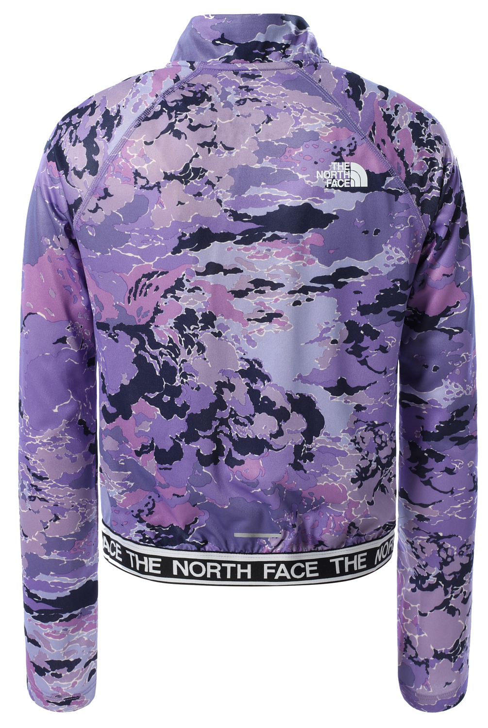 Толстовка для активного отдыха детская The North Face Reactor 1/4 Girl's Sweet Lavender Cloud Camo Print