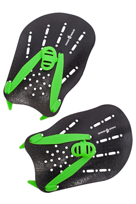 Лопатки для плавания MAD WAVE Mad Wave Paddles Black