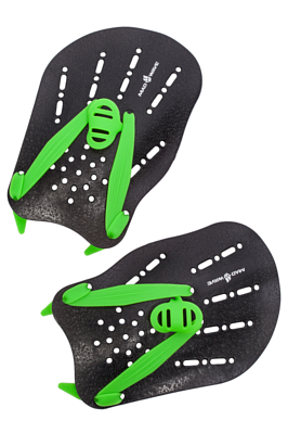 Лопатки для плавания MAD WAVE Paddles Black