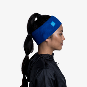 Повязка Buff CrossKnit Headband Solid Azure Blue