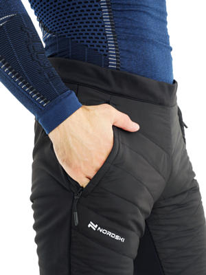 Брюки беговые Nordski Hybrid Black