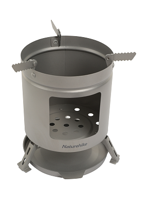 Печка-щепочница Naturehike Mini Titanium Wood Stove Titanium